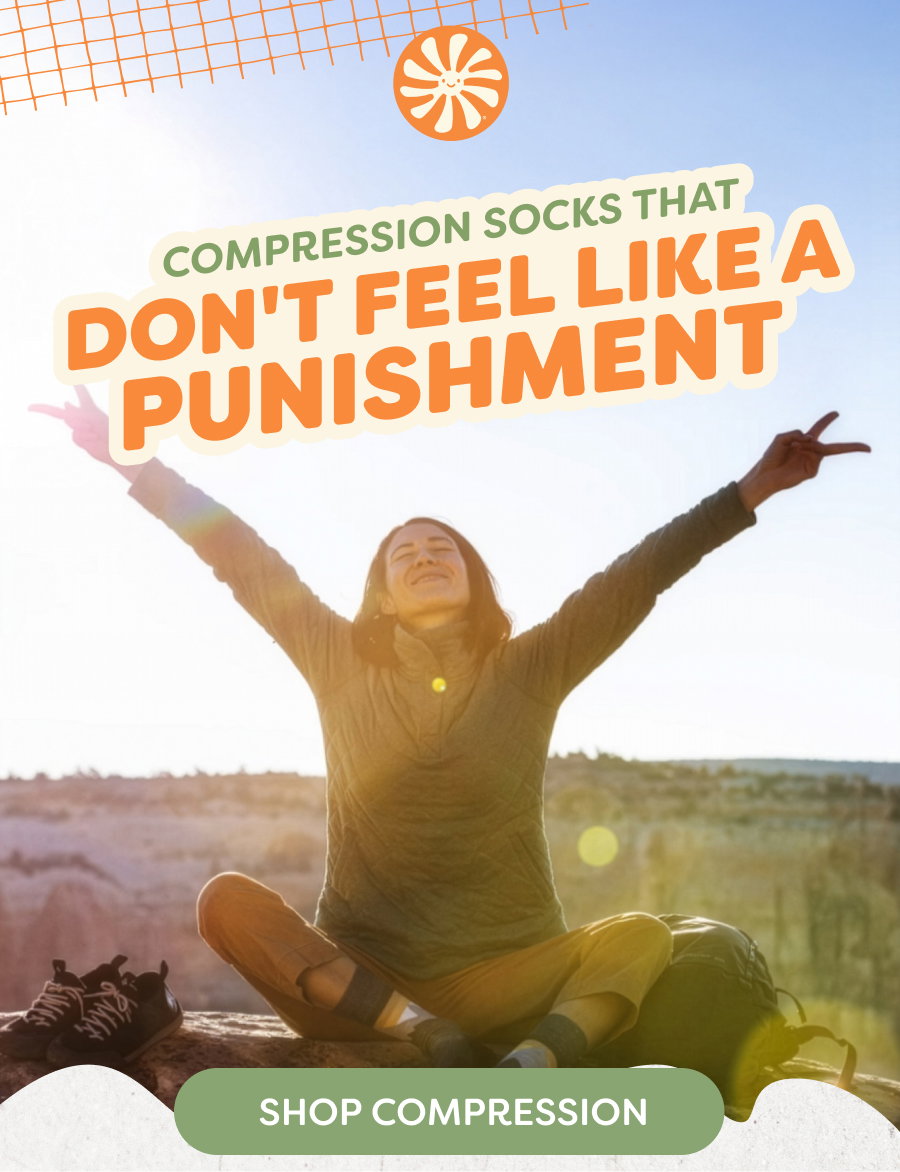 Compression Socks that Don't Feel Like A Punishment