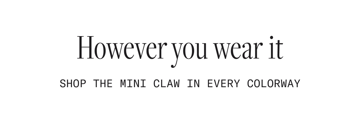 However you wear it