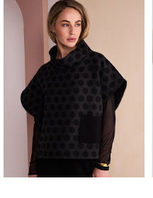 Naya Spot Jacquard Top