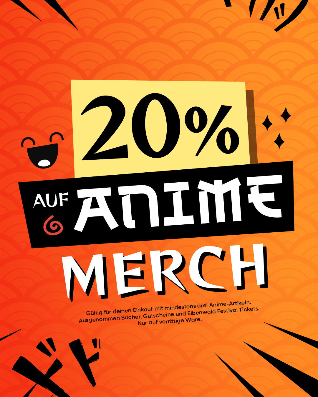 20% auf Anime Merch