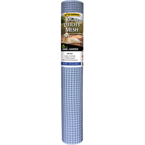 Quest Better Barriers Plastic Rigid Utility Mesh, Hardw...