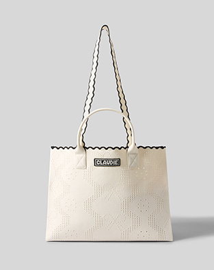 Sac tricot bicolore