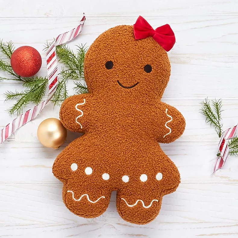 Holiday Character Shaped Decorative Pillow