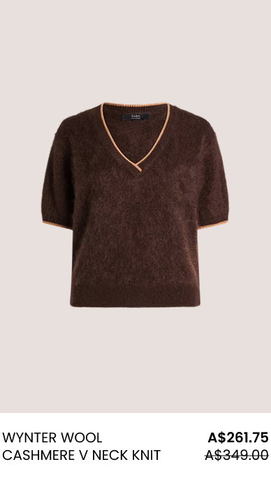 Wynter Wool Cashmere V Neck Knit