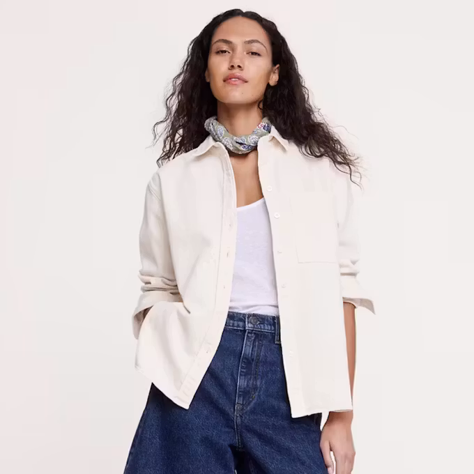 The Oversized Denim Shirt