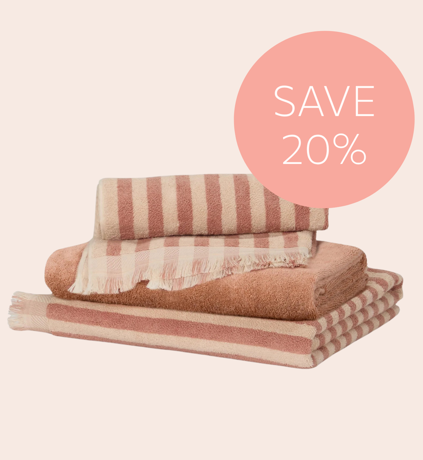 Sand Shell Cotton Towel Bundle