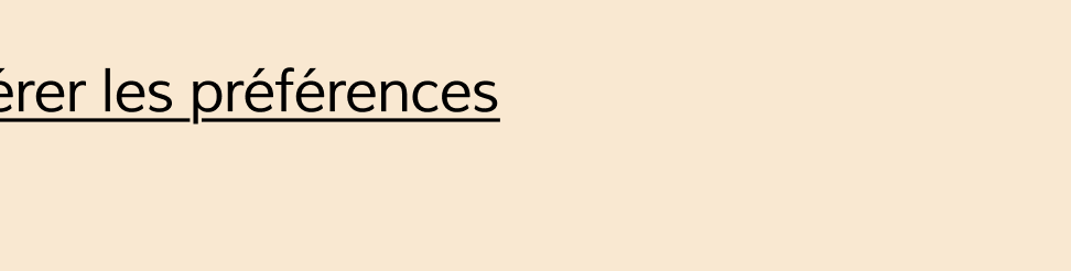 Gérer les préférences