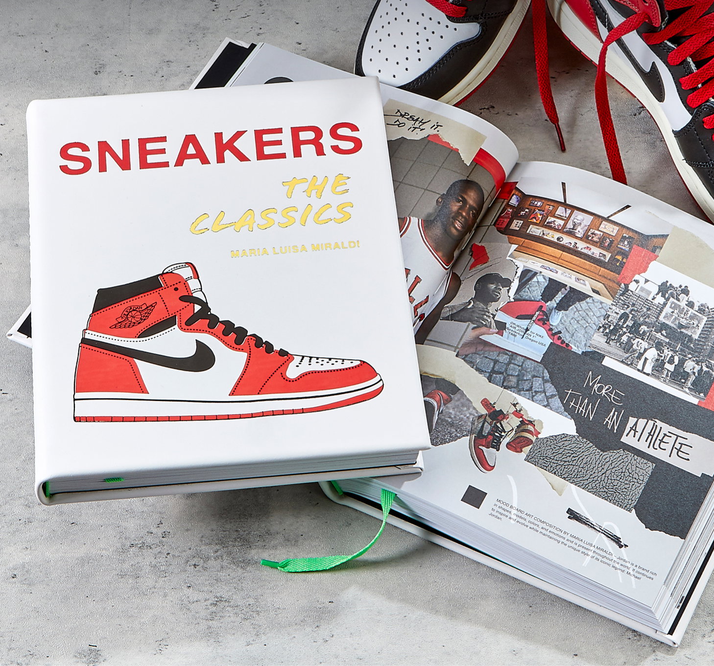 A leather-bound edition of Sneakers: The Classics.