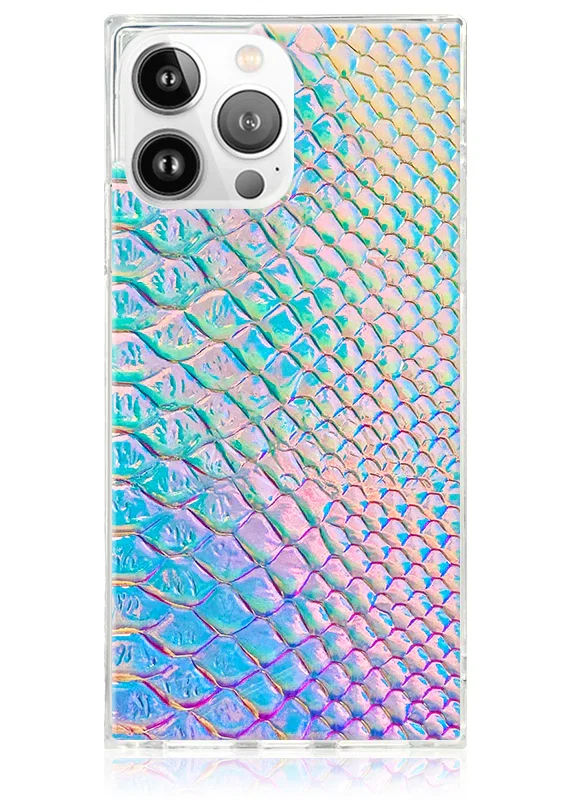 Image of SQUARE® Iridescent Crocodile Case