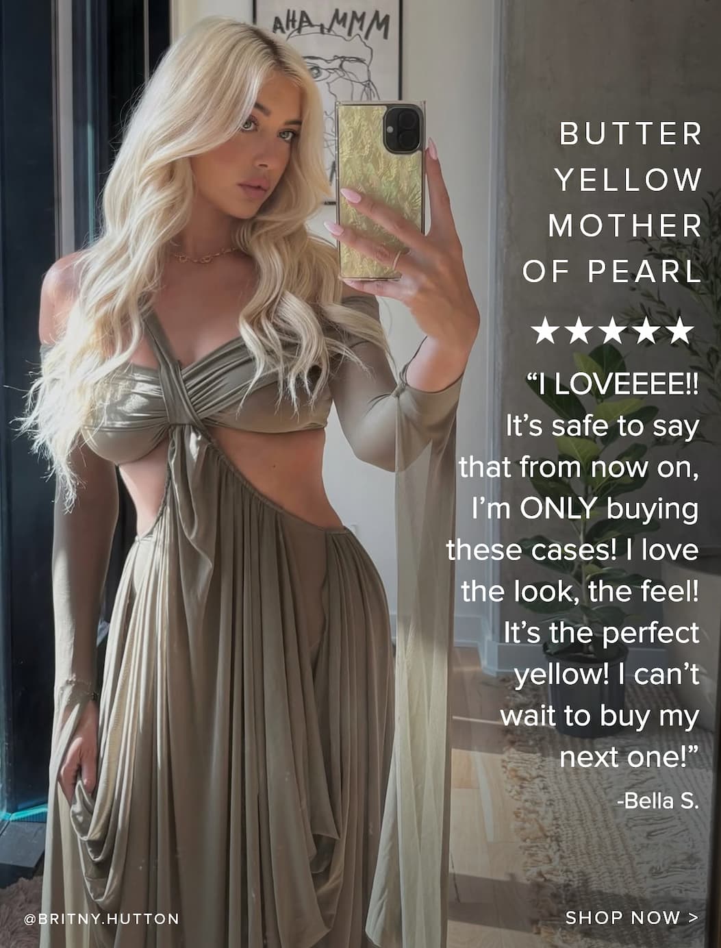 butter yellow mop