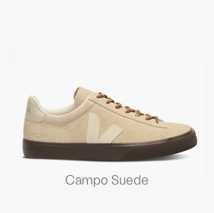 VEJA Women's Campo Suede Sneakers in Almond/Cream
