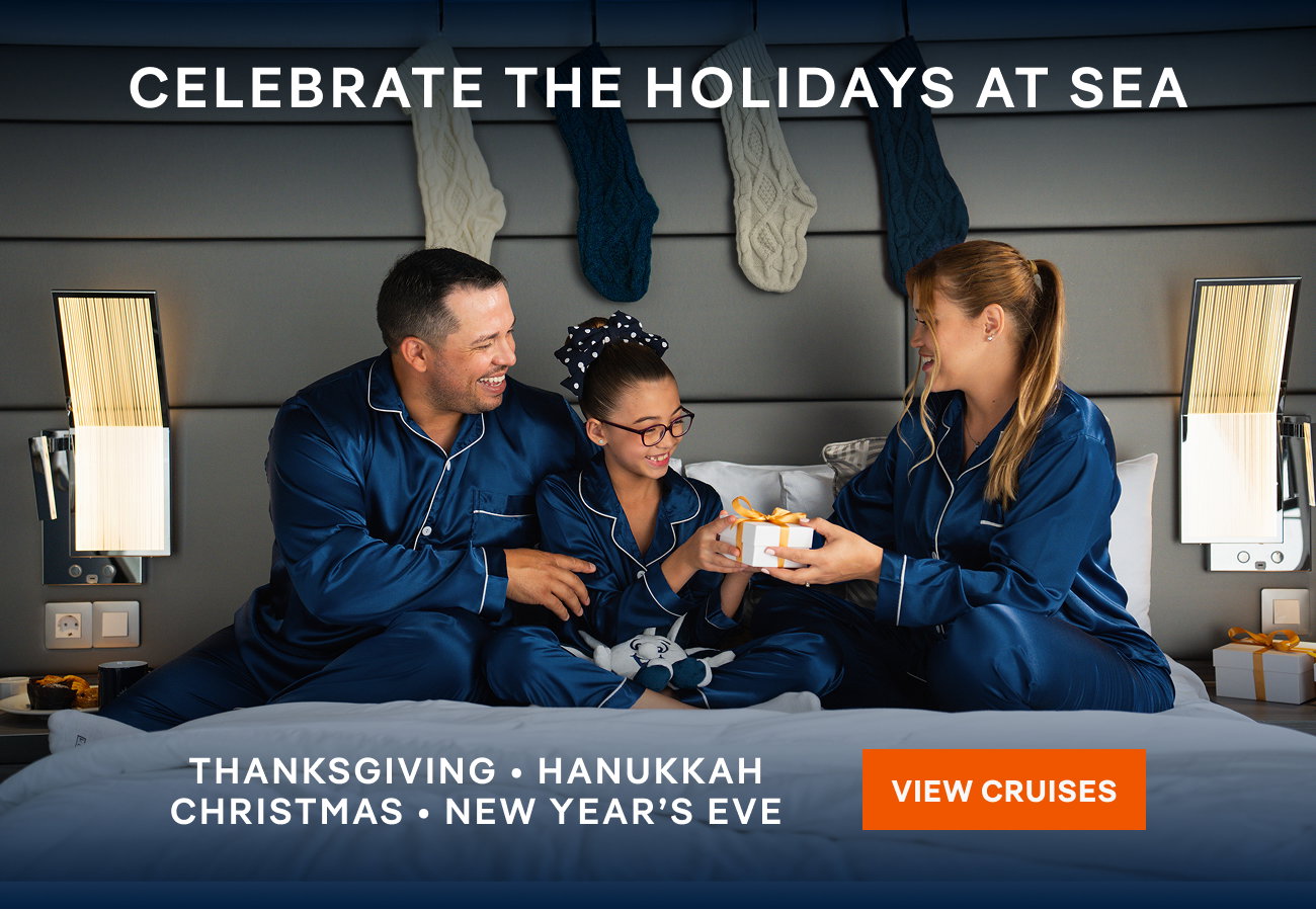 Celebrate the Holidays at Sea – Click to View Cruises & 