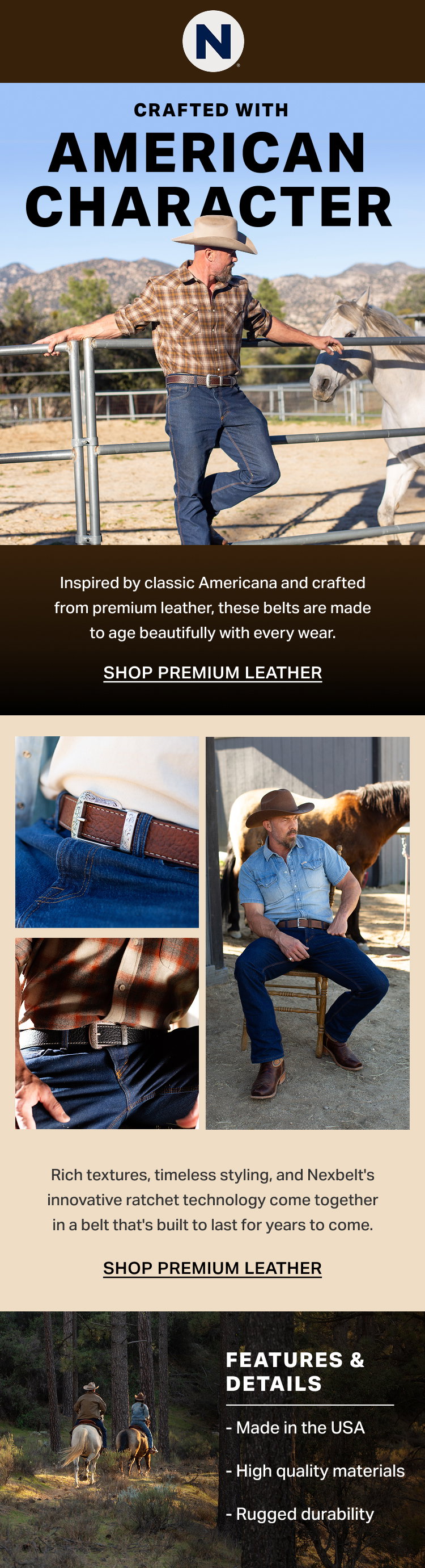 Shop Americana Premium Leather