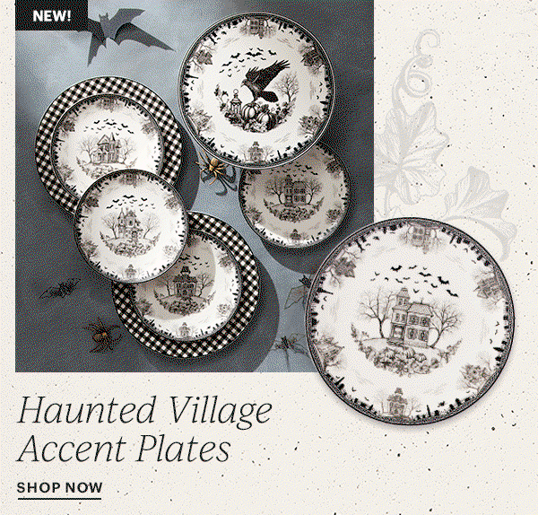 Haunted Village Accent Plates  SHOP NOW