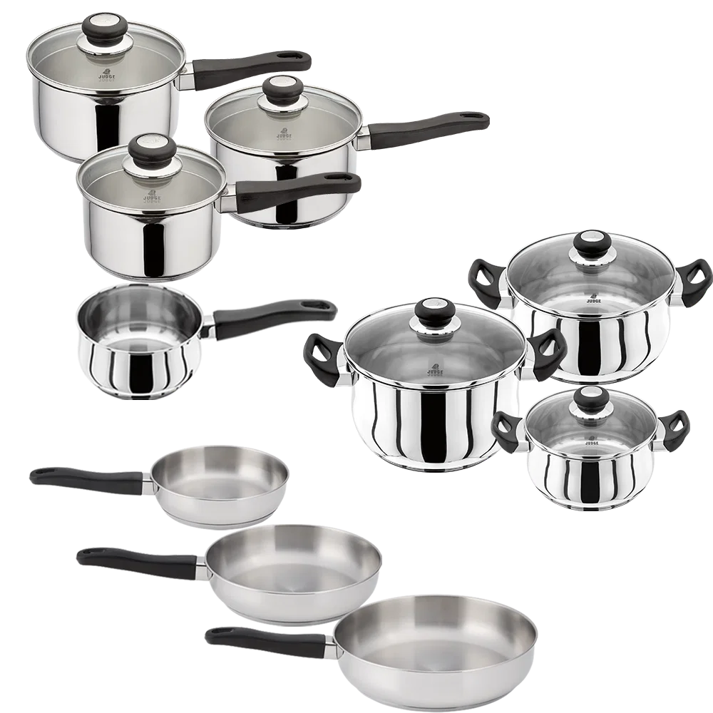 Image of Judge 10 Piece Draining Cookware Bundle