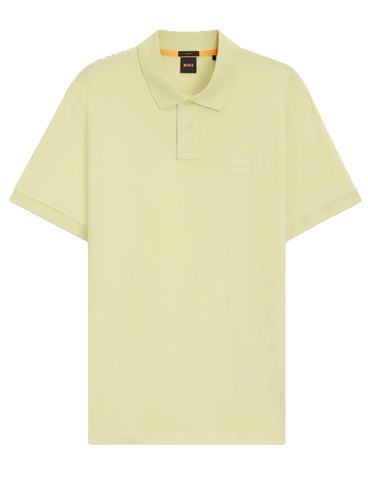Lightweight stretch pique polo shirt with logo emblem