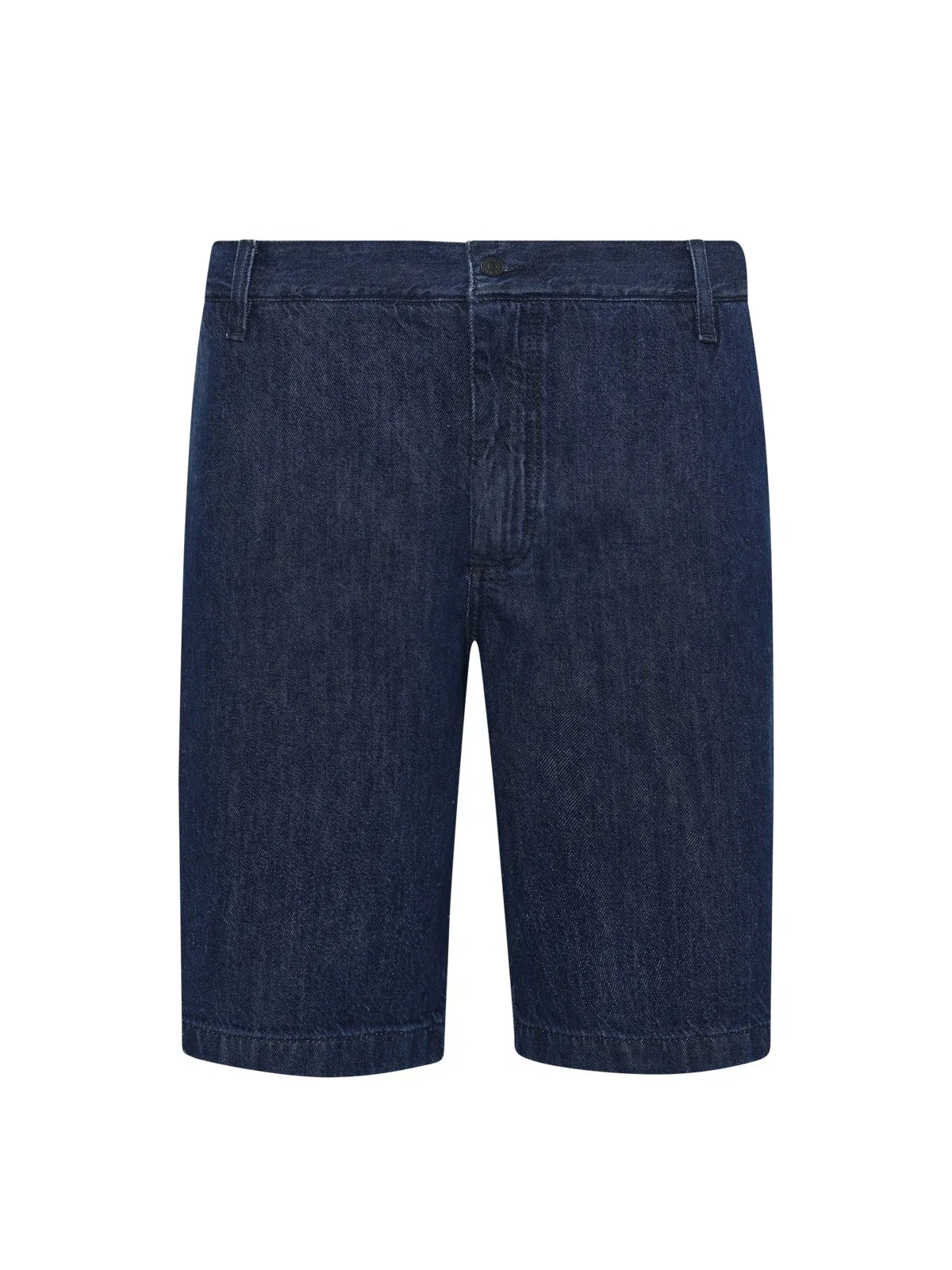 Sandrew denim shorts with elastic waistband