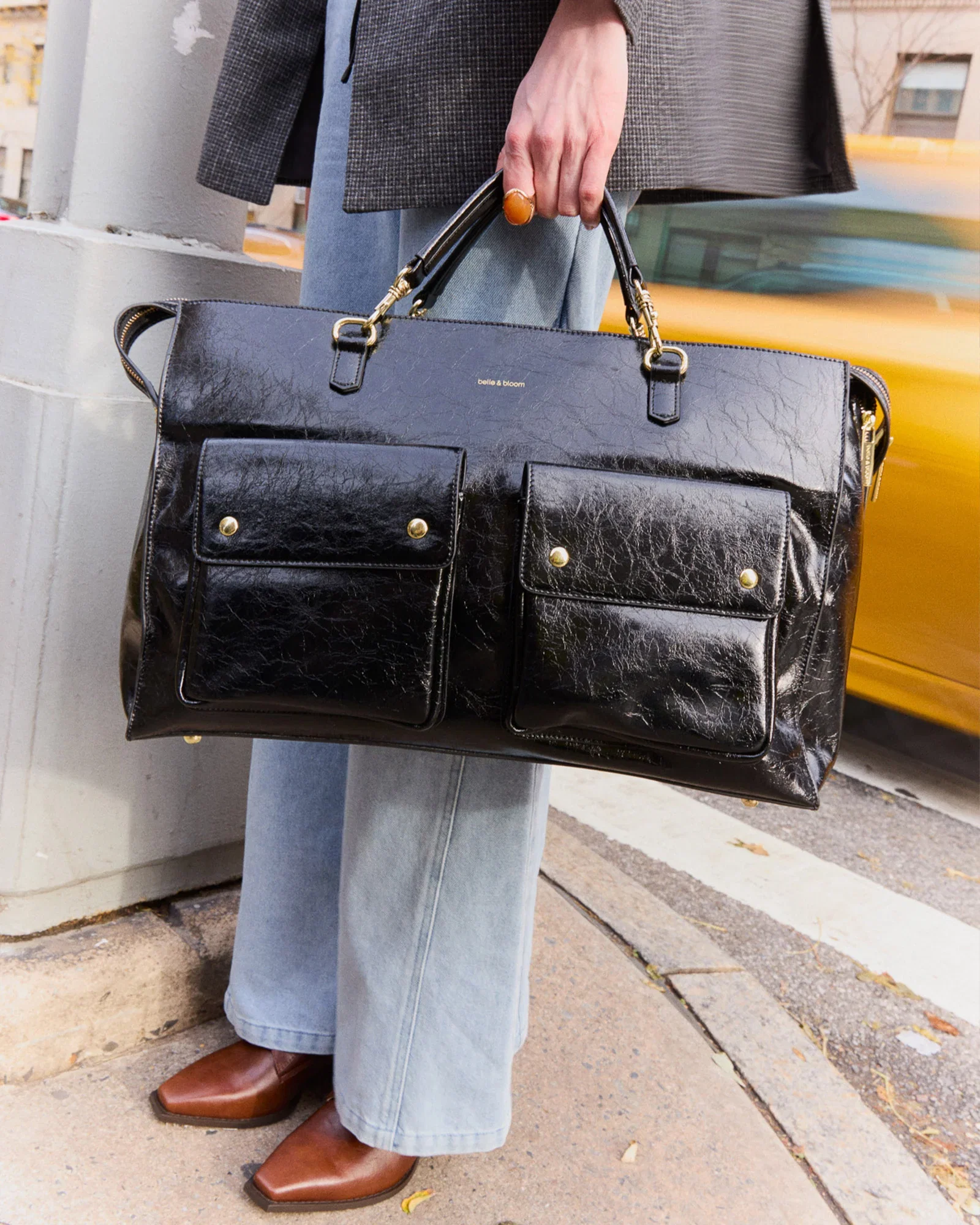 Image of Reflections Shoulder Bag - Black