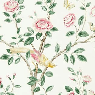 Sanderson Andhara Rose Cream Wallpaper