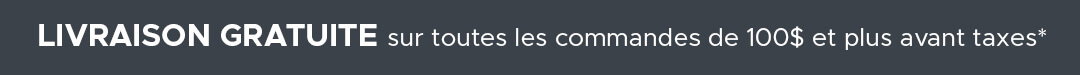 Livraison gratuite