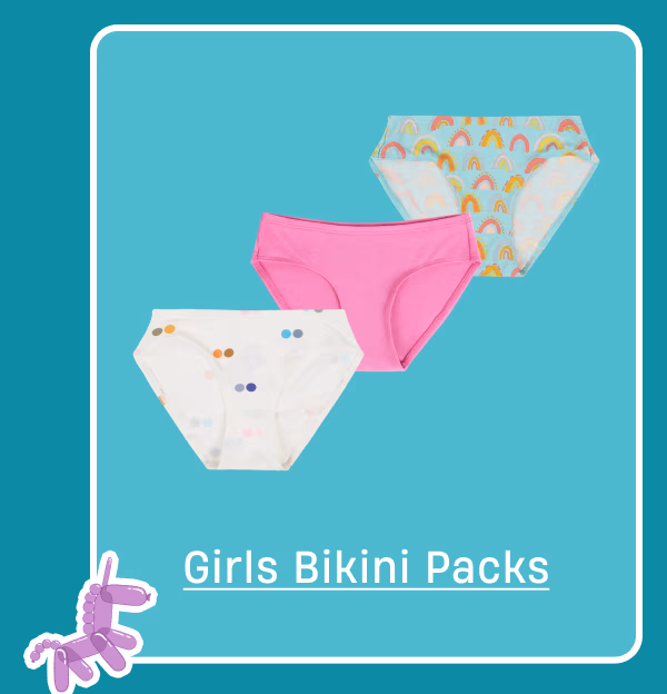 Girls bikini packs