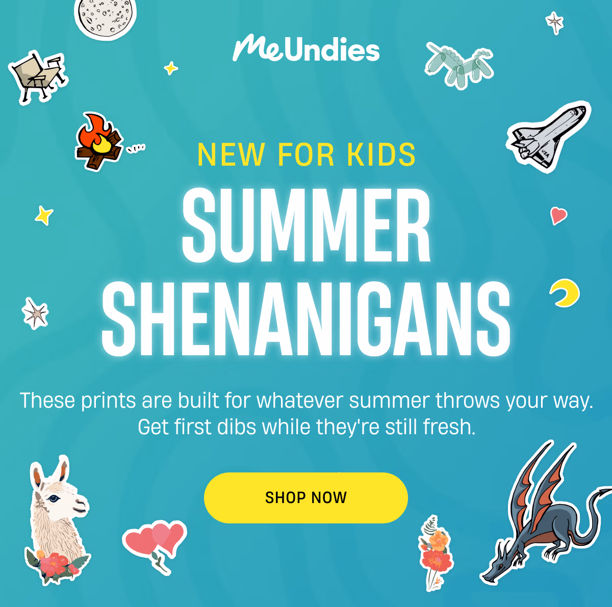 MeUndies | New For Kids Summer Shenanigans | Shop Now