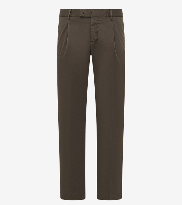 Glatte Chino aus einem Baumwoll-Stretch