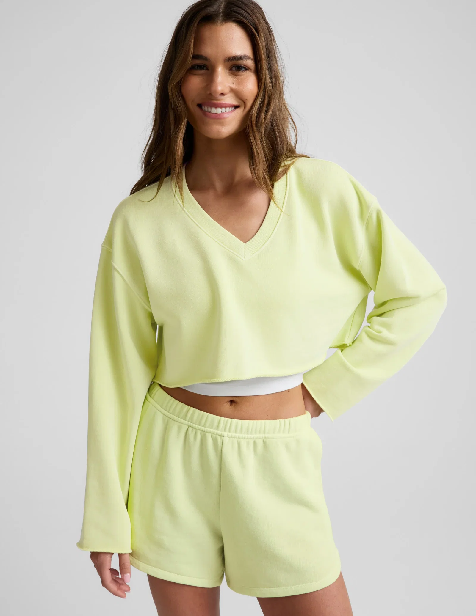 Image of Fade Out Cropped Long Sleeve
