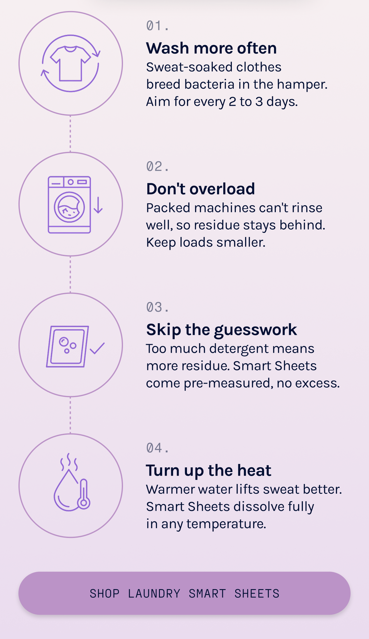 Shop Laundry Smart Sheets.