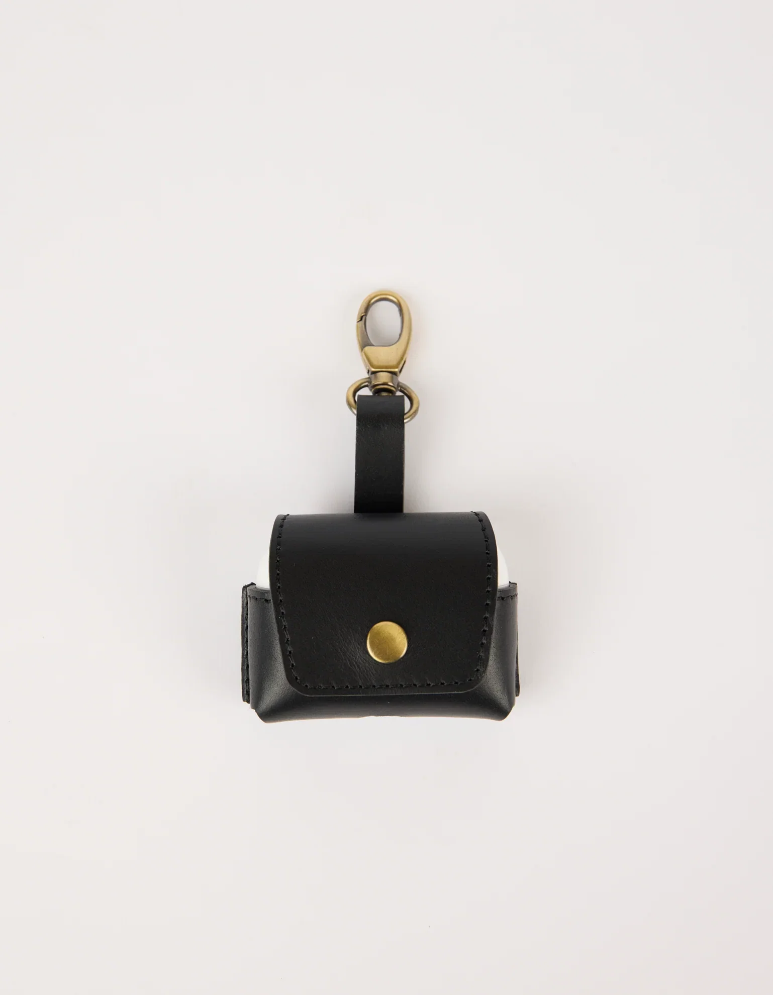 Image of Airpods Case - Black Classic Leather