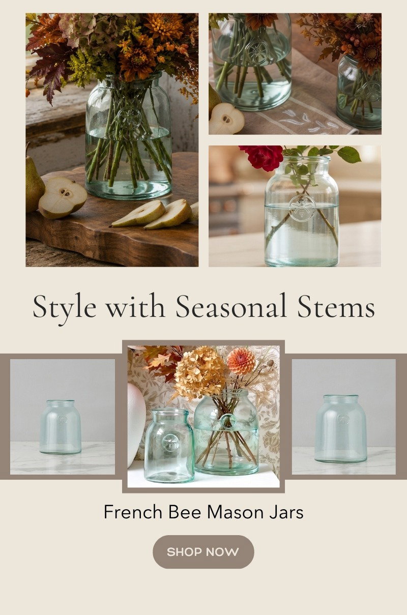 French Bee Mason Jars