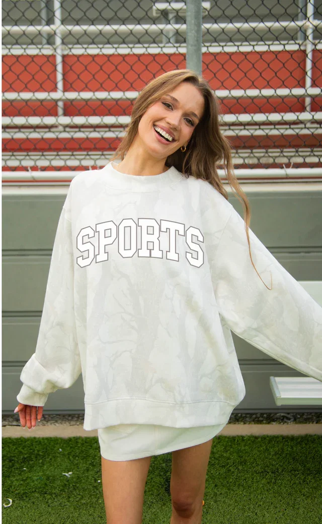 Image of charlie southern: sports camo mock neck