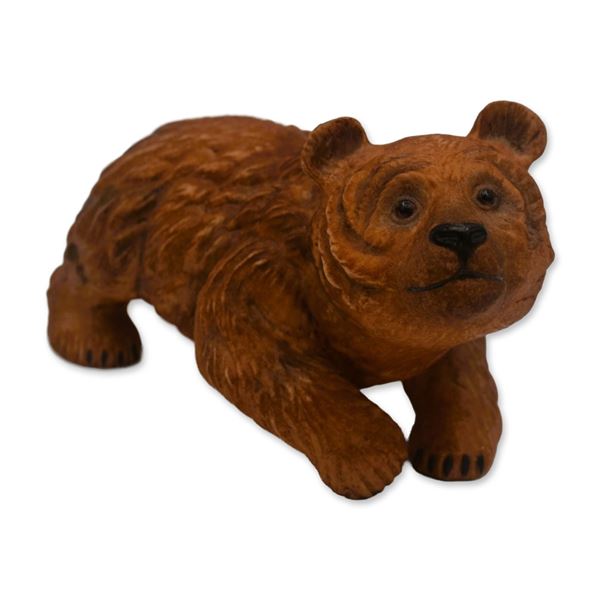 Boehm Porcelain Brown Bear Prototype Model Sculpture, 1985