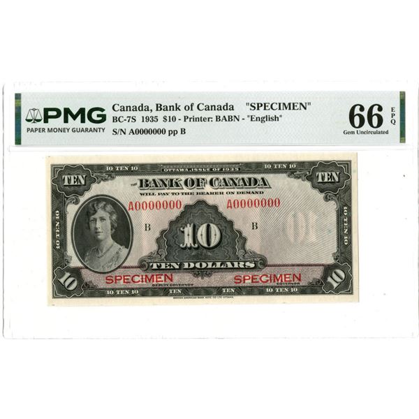 Canada. Bank of Canada, 1935, $10 