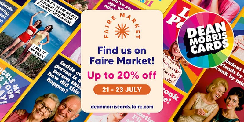 Dean Morris Cards on Faire Summer Market
