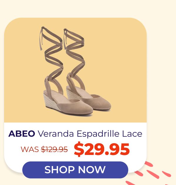 ABEO Veranda Espadrille Lace