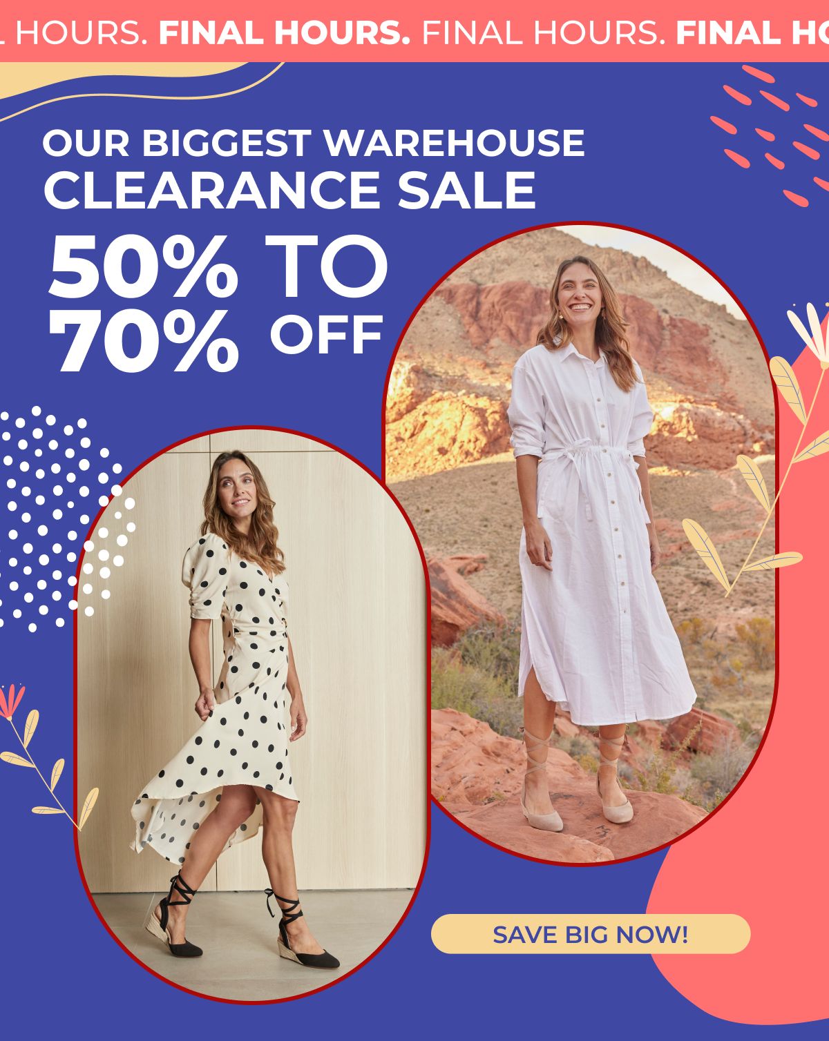 Our Biggest Warehouse Clearance Sale
