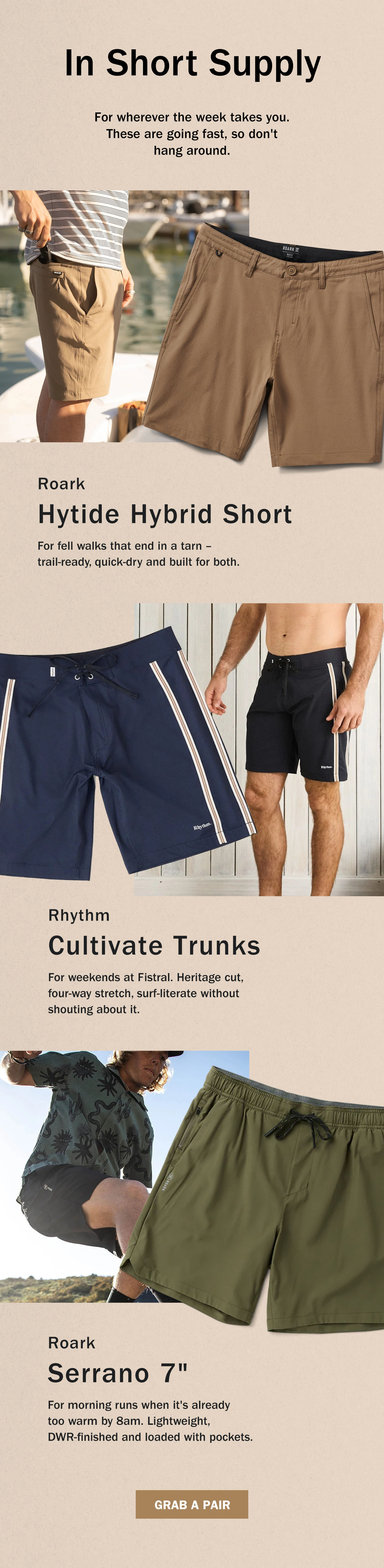 Men's Shorts | Outdoor & Hiking Shorts | WildBounds