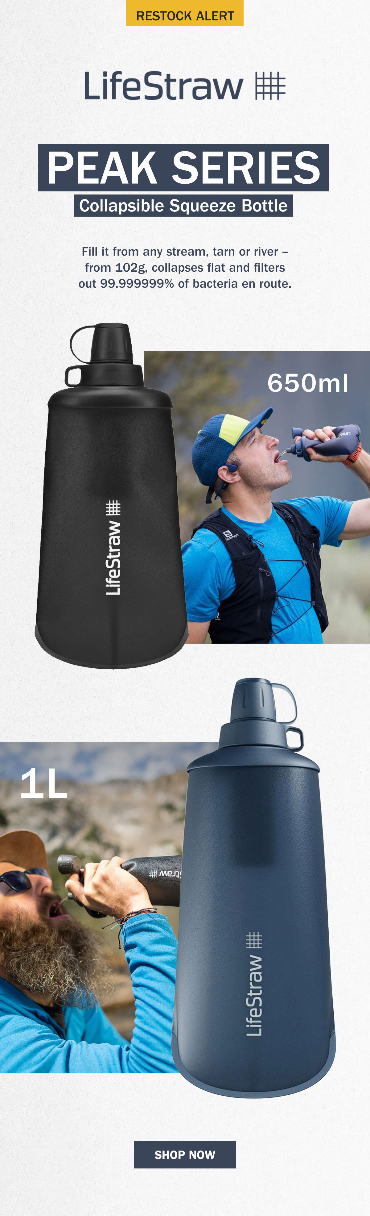 LifeStraw Peak Series | Water Filters & Straws | WildBounds