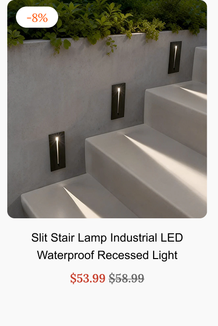Slit Stair Lamp Industrial LED Waterproof Recessed Light