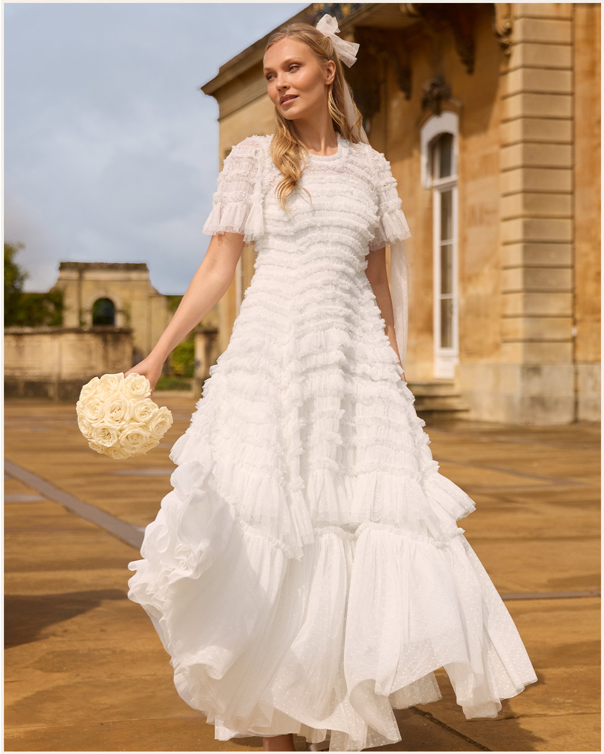 Valentine Ruffle Gown