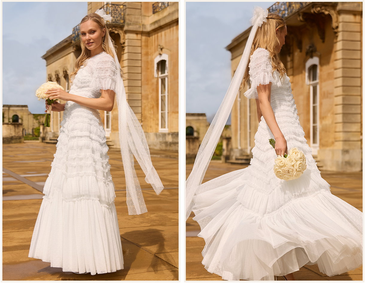 Valentine Ruffle Gown