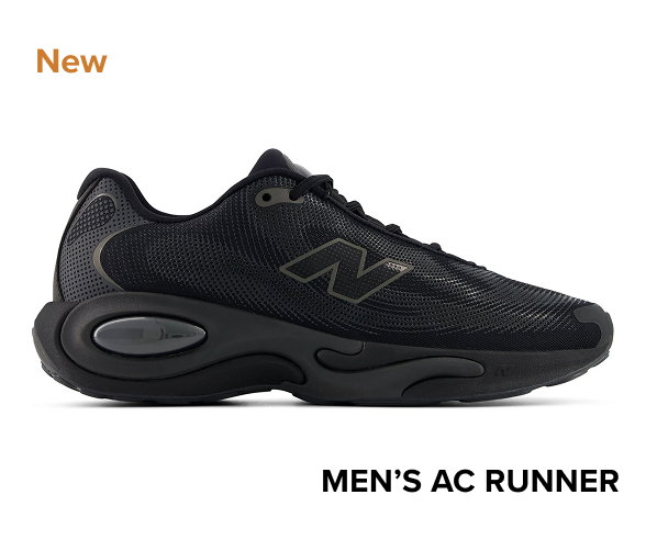 men’s AC Runner BLACK with BLACK CEMENT