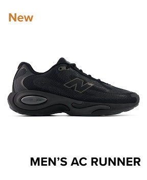 men’s AC Runner BLACK with BLACK CEMENT