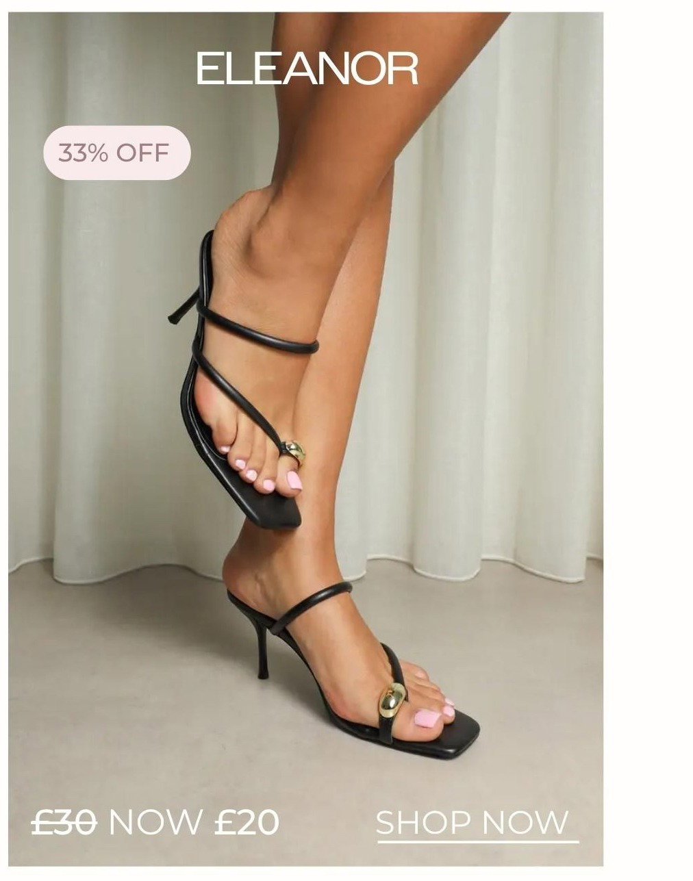 eleanor black heels 