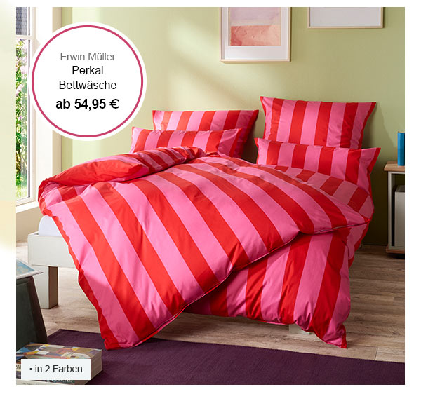 Erwin Müller Perkal Bettwäsche ab 54,95 €! in 2 Farben!