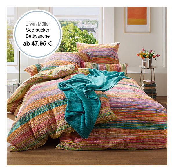 Erwin Müller Seersucker Bettwäsche ab 47,95 €!