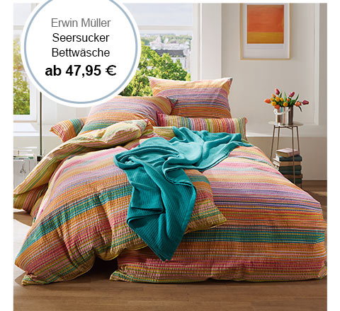 Erwin Müller Seersucker Bettwäsche ab 47,95 €!