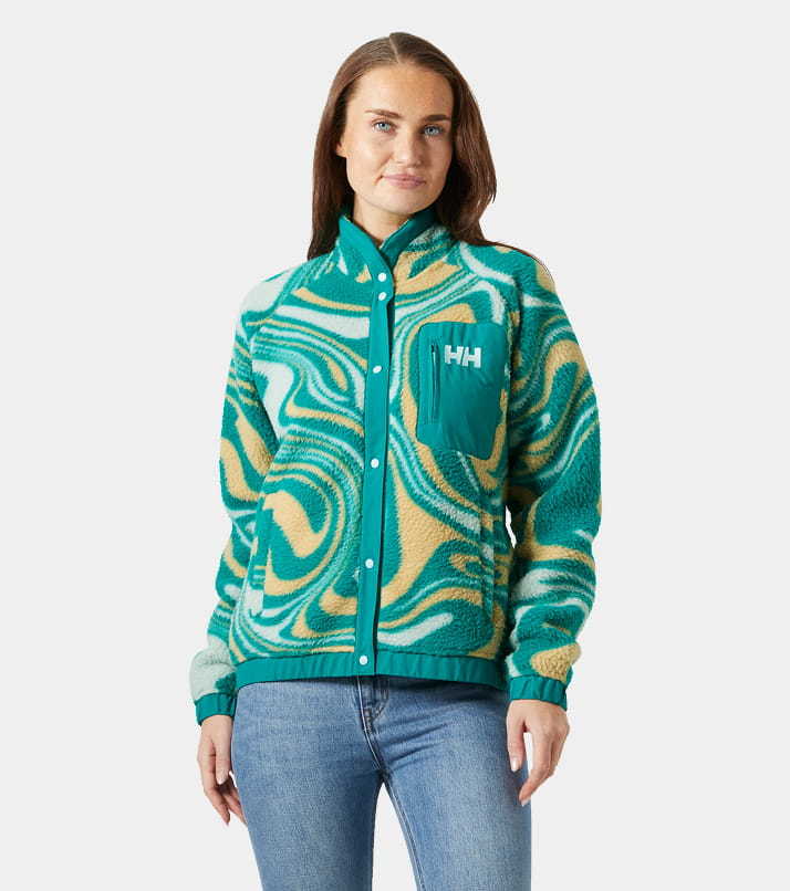 Women's Imperial Printed Pile Snap