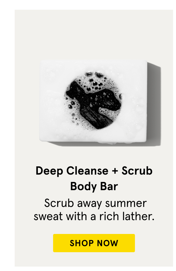 Deep Cleanse + Scrub Body Bar